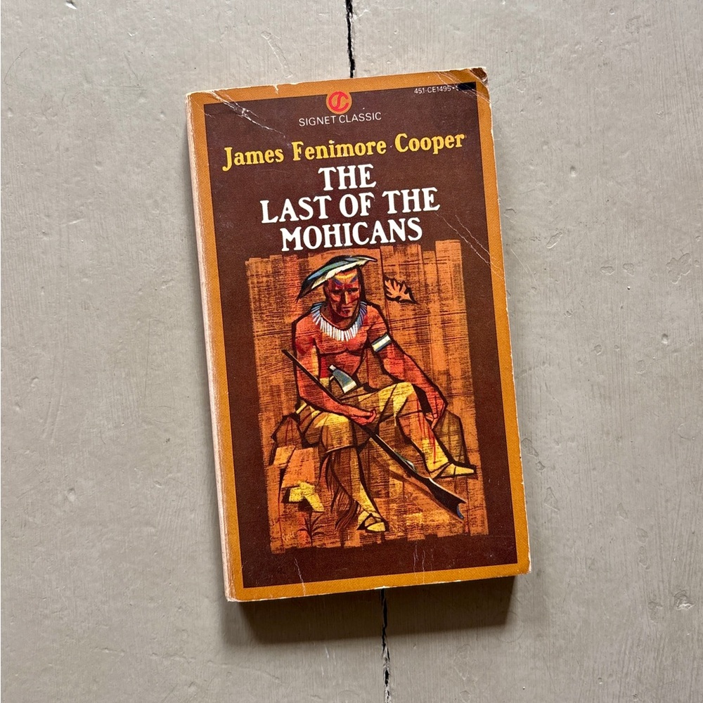 1980 The Last of the Mohicans Signet Classic James Fenimore Cooper Native Tribe